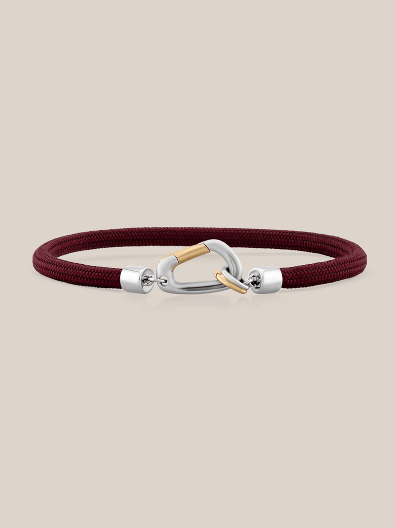 Mixed Metal Carabiner Bracelet