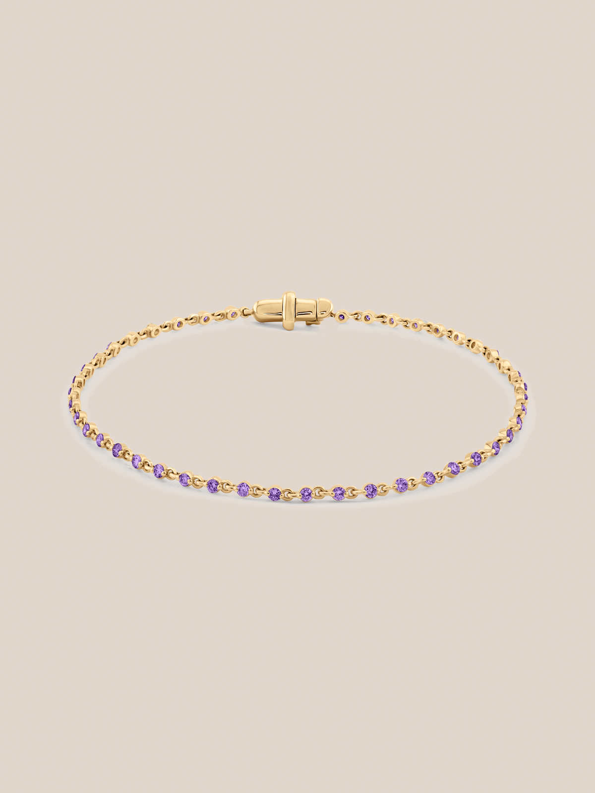 Wrapped Amethyst Bracelet