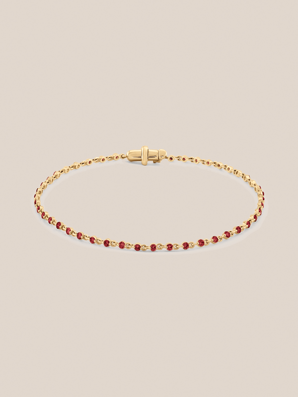 Wrapped in Rubies Bracelet