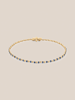 Wrapped in Blue Sapphires Bracelet