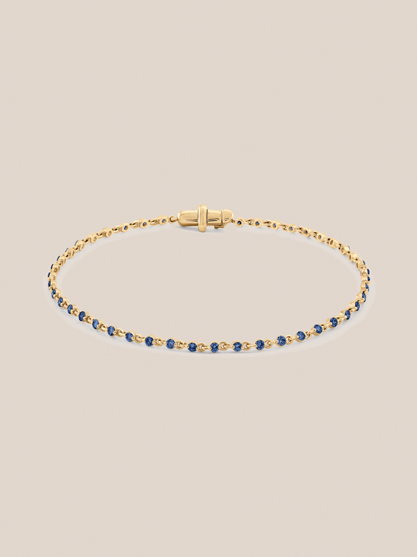 Wrapped in Blue Sapphires Bracelet