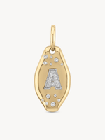 Initial Skipping Stone Pendant