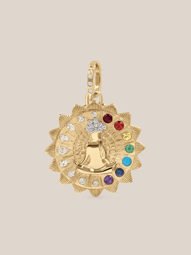 Double Sided Spiritual Woman Mandala Pendant