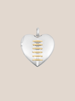 Custom Stitched Heart Locket