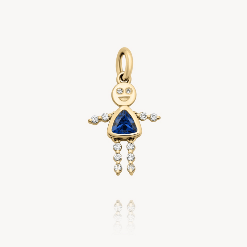 Sapphire Lulu & Lox Charm Necklace