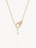 Diamond Number Pendants
