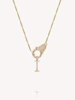 Diamond Initial Pendants