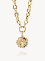 Double Sided Spiritual Woman Mandala Pendant