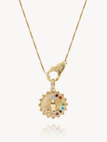 Double Sided Spiritual Woman Mandala Pendant