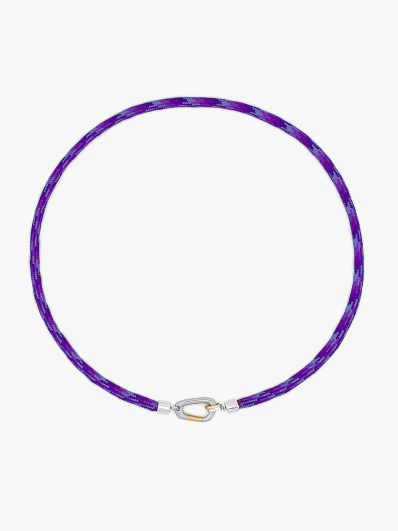 Mixed Metal Carabiner Bracelet