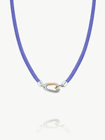 Mixed Metal Carabiner Necklace