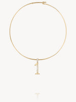 Diamond Number Pendants