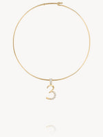 Diamond Number Pendants
