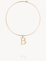 Diamond Initial Pendants