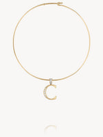 Diamond Initial Pendants
