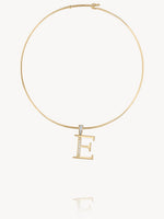 Diamond Initial Pendants