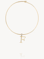Diamond Initial Pendants