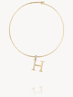 Diamond Initial Pendants