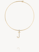 Diamond Initial Pendants