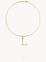 Diamond Initial Pendants