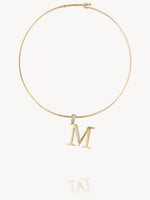 Diamond Initial Pendants