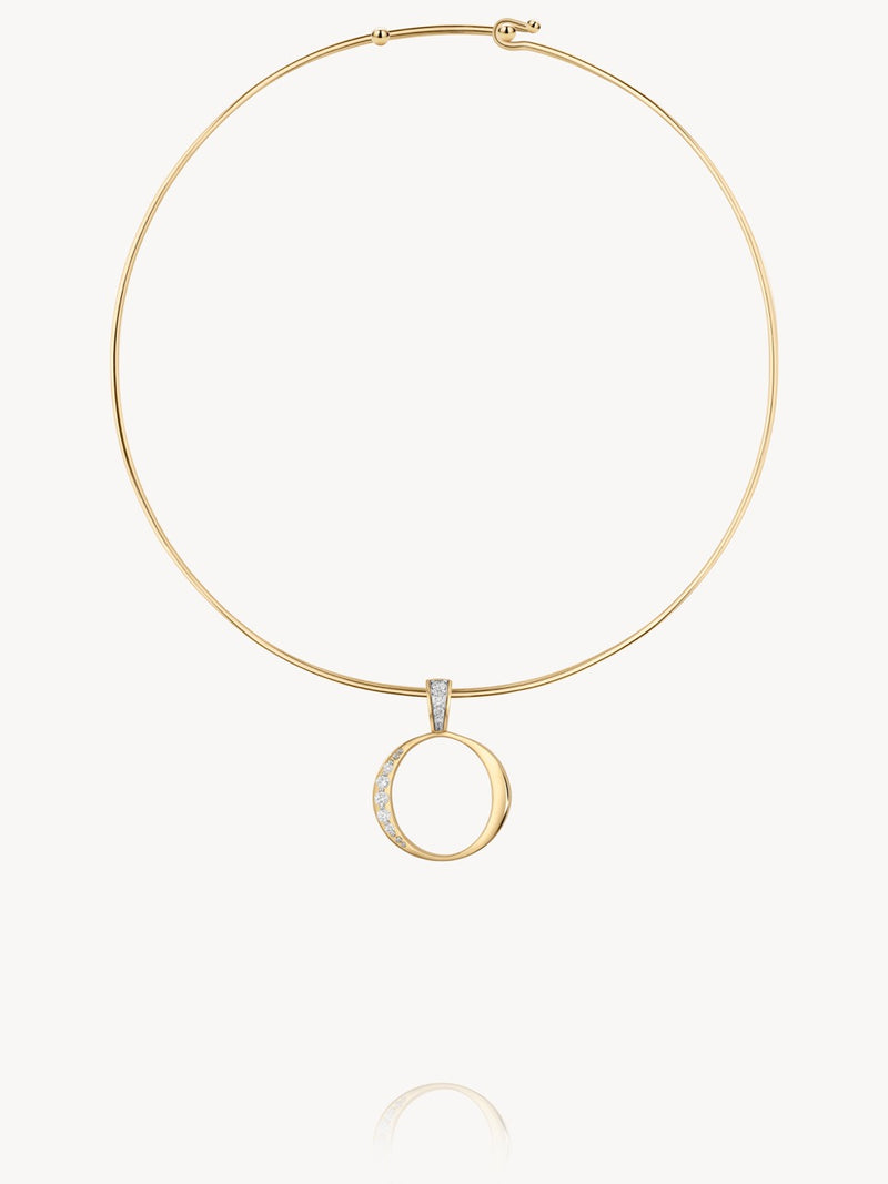 Diamond Initial Pendants