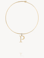 Diamond Initial Pendants