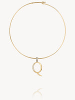Diamond Initial Pendants
