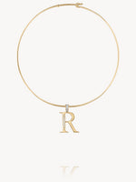 Diamond Initial Pendants