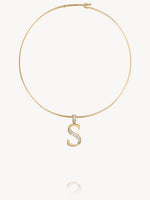Diamond Initial Pendants