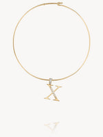 Diamond Initial Pendants