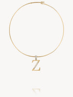 Diamond Initial Pendants