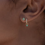 Mini Birthstone Huggie Charms