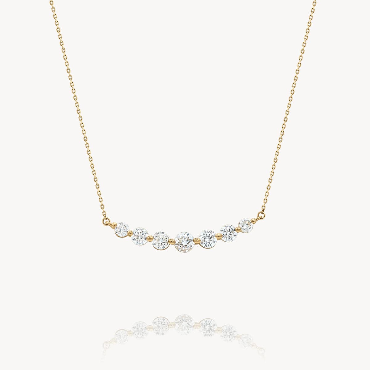 Floating Diamond Necklace